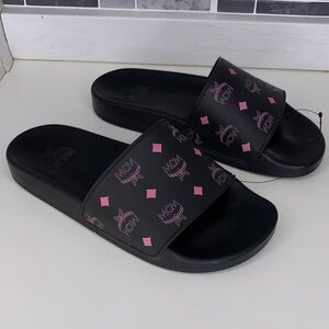 MCM Black and Pink Sandals